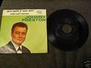 picture sleeve Johnny Preston ep 45 Mercury