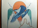 EAGLES ON THE BORDER MINT ORIG'74 LP w/POSTER IN SHRINK