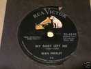 ELVIS PRESLEY MY BABY LEFT ME/I WANT 78 RPM RCA VICTOR