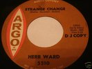 Herb Ward---Strange Change--Promo--45