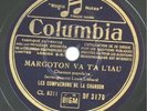 Edith Piaf 78 tours Columbia Compagnons de la chanson