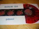Alkaline Trio Goddamnit 1/500 OOP Red Black Splatter