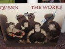Queen / The Works - UK Signed LP Brian, Roger, John