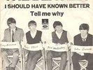 THE BEATLES 'I SHOULD HAVE KNOWN BETTER' DENMARK PS 45