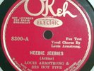 21) 78 RPM  LOUIS ARMSTRONG HOT FIVE  OKEH 8300