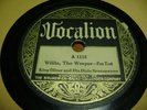 78 KING OLIVER VOCALION 1112 E- WILLIE THE WEEPER