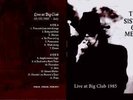 SISTERS OF MERCY =LIVE AT BIG CLUB 85 LP RED VINYL