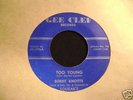 Rare Doo Wop  45 Record - Bobby Knotts - Gee Clef