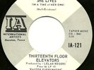 13th Floor Elevators 45-She Lives-Int Artists121-NM wht