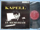 WILLIAM KAPELL In Memoriam  ORIG RCA LM 1791 US-54  NM