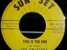 TWISTERS … 1961 issue R & B 45 RPM … THIS IS THE END