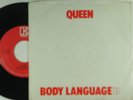 QUEEN 45 w/ scarce censored PS BODY LANGUAGE   ELEKTRA