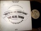 THE REAL THING You To Me Are Everything SCARCE DJ 12