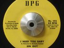 SIR GUY/RAW SOUL I Need You Baby RARE VA FUNK 45 LISTEN