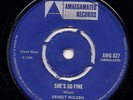 SHE'S SO FINE /PRIVATE NUMBER - ERNEST WILSON