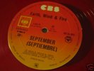 EARTH, WIND, & FIRE   SEPTEMBER   RARE RED VINYL   HEAR