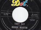 RODGE MARTIN They Say RARE northern soul popcorn HEAR