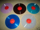 5 Atlantic Colored Vinyl Jukebox Records - Wurlitzer
