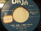 JAY HAGGARD  I Will Ask I Will Plead 1958 ROCKABILLY 45