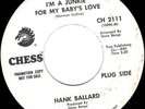 HANK BALLARD soul funk 45 CHESS “Junkie 4 Baby’s Love”