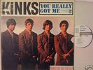 THE KINKS you really got me LP WHITE PROMO GARAGE PSYCH