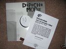 Depeche Mode John the revelator white Promo P12 sticker