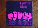 DEEP PURPLE Hush WITH PIC SLEEVE VG++ OG 1968 VERY RARE