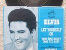 Elvis Presley-Let Yourself Go - 1968  USA 45 + RARE PS