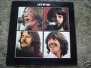 N.MINT WHITE VINYL BEATLES EXPORT LP - LET IT BE