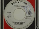 1966 Garage 45 BLUE THINGS Orange Rooftop Of Your Mind