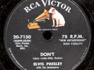 Elvis Presley on RCA Victor 20-7150  VG