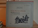 ARCHIV 2 LP HANDEL COMPLETE VIOLIN SONATAS MELKUS NM