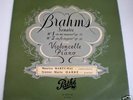 BRAHMS / MAURICE MARECHAL cello RARE LP PATHE DTX 127