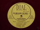 CHARLIE PARKER Bird Blows The Blues DIAL 901 '49 RED LP