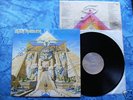 IRON MAIDEN - POWERSLAVE LP SIGNED AUTOGRAPHED BRUCE+2