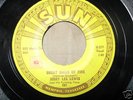 JERRY LEE LEWIS SUN Records 45 great balls of fire 281