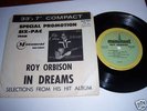 Roy Orbison EP In Dreams promo picture sleeve NM vinyl
