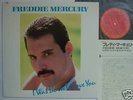 PROMO LABEL FREDDIE MERCURY JAPAN QUEEN UNPLAYED STOP A