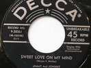 JIMMY & JOHNNY Sweet Love on my mind ORIG Cdn '56 45 NM