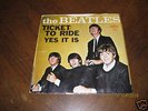Beatles Ticket To Ride/Yes It Is    Picture Sleeve Only
