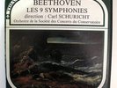 BEETHOVEN, COMPLETE SYMPHONIES, SCHURICHT 2° ED EX 
