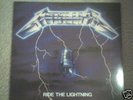 Metallica Ride the Lightning White Label Promo LP rare