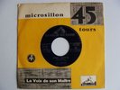 Disque 45 T Luis Mariano 7 GF 322 La voix de son maître