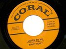 BUDDY HOLLY LISTEN TO ME ON CORAL 61947-ABSOLUTE MINT