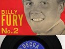 BILLY FURY ORIGINAL 1962 U.K. DECCA EP BILLY FURY No 2