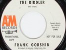 Frank Gorshin 45 The Riddler 1966 MINT Promo Batman
