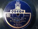 ED LOYD/ARTHUR SCHUTT ORCH ODEON 78 - JACK PURVIS SOLO