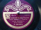 JAZZ LUIS RUSSELL ORCH 'DR. BLUES' GERMAN ODEON 78