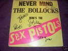 SEX PISTOLS  SIGNED LP NMTB SID VICIOUS PUNK ROCK RARE