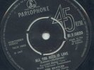 THE BEATLES All You Need Is Love IRISH PRESS 45